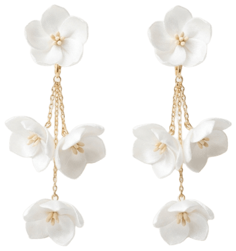 Silk flower drops