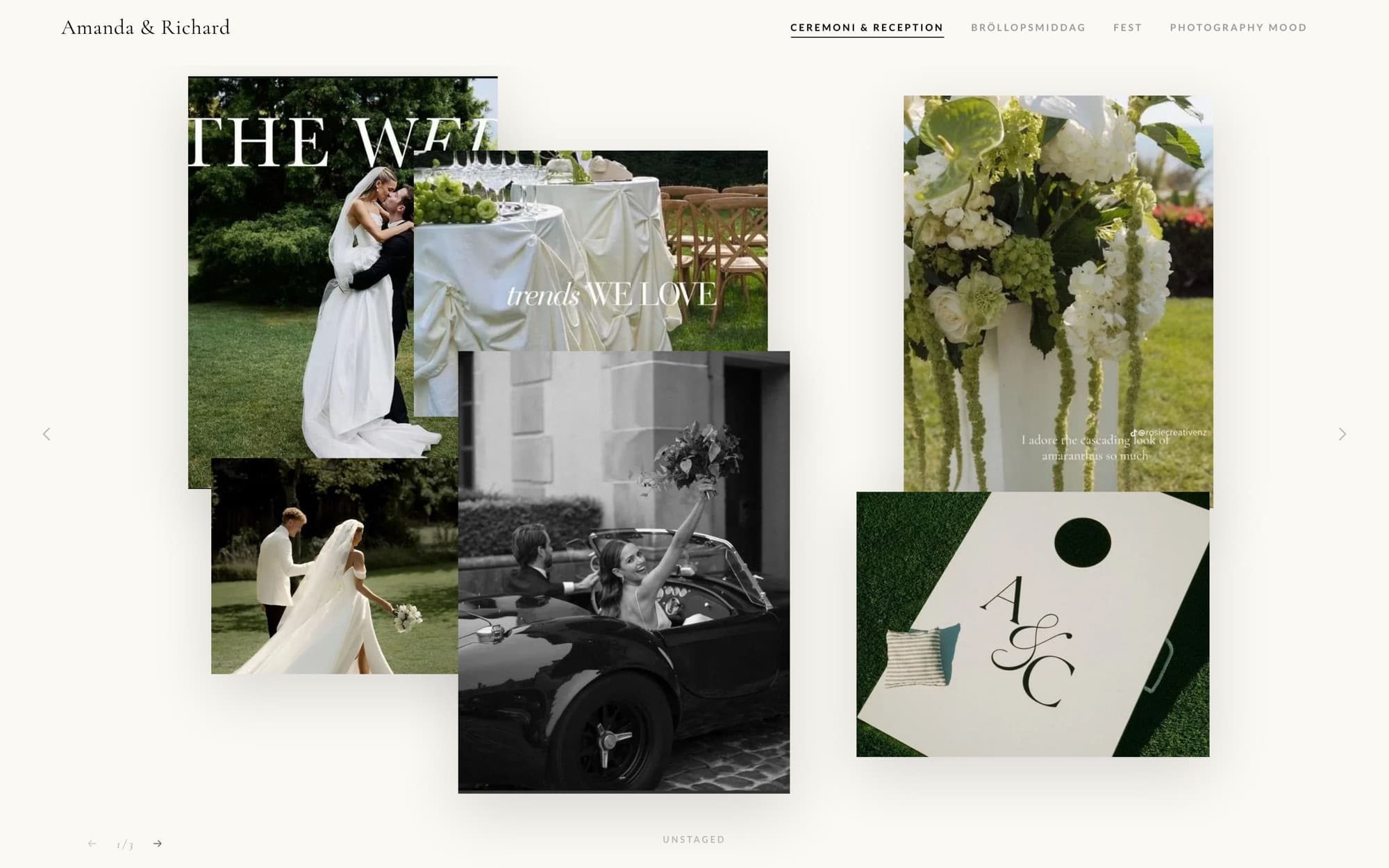 Moodboards — UNSTAGED
