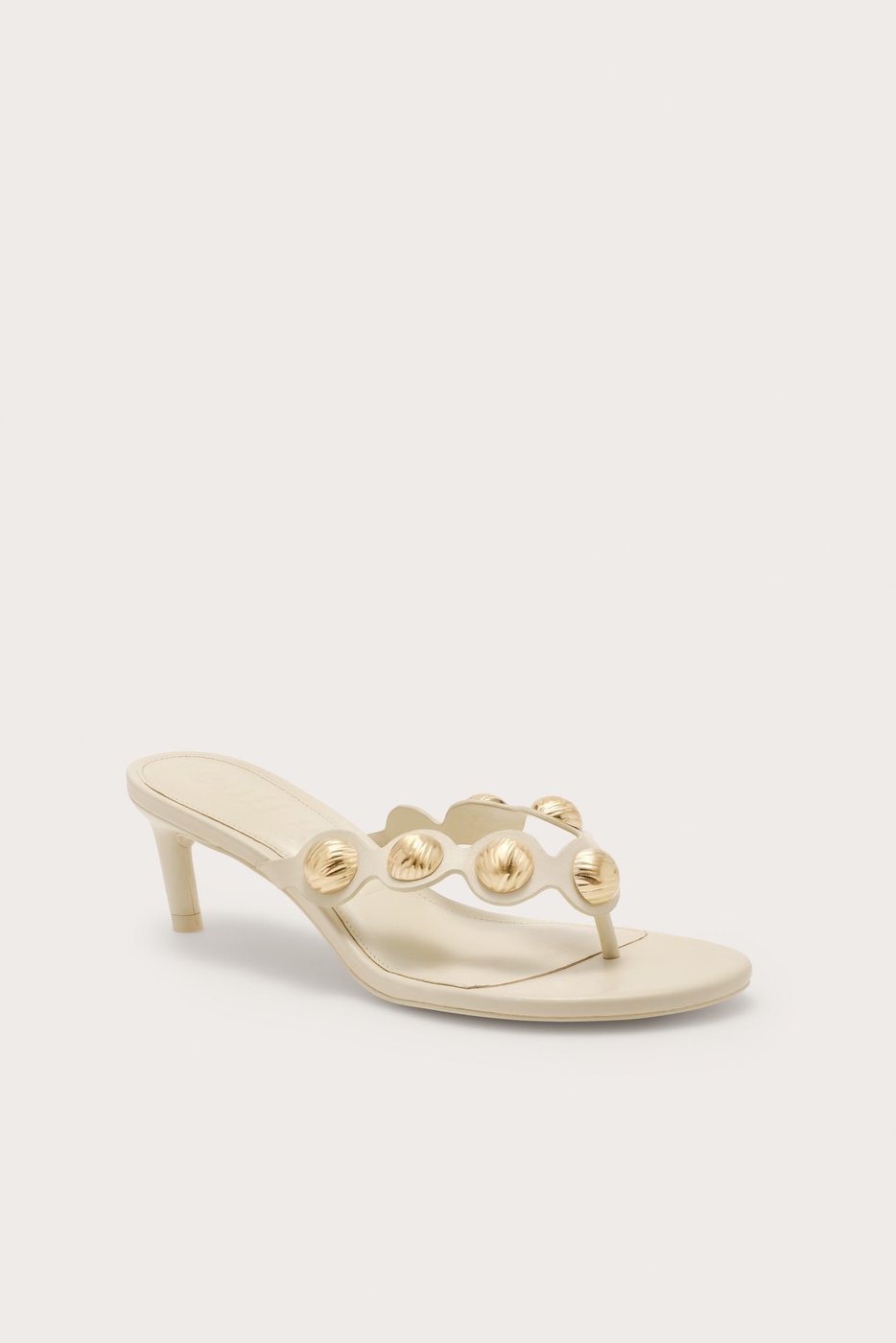 Cult Gaia Anora sandal, off white