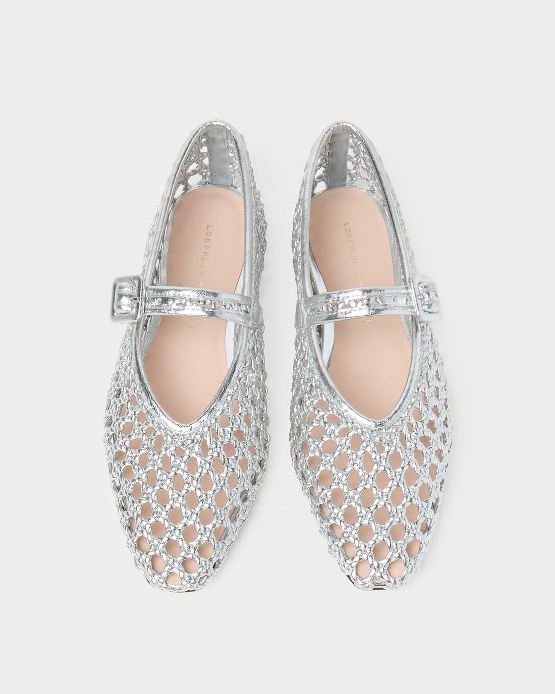 Loeffler Randall Junia Mary Jane flat, silver