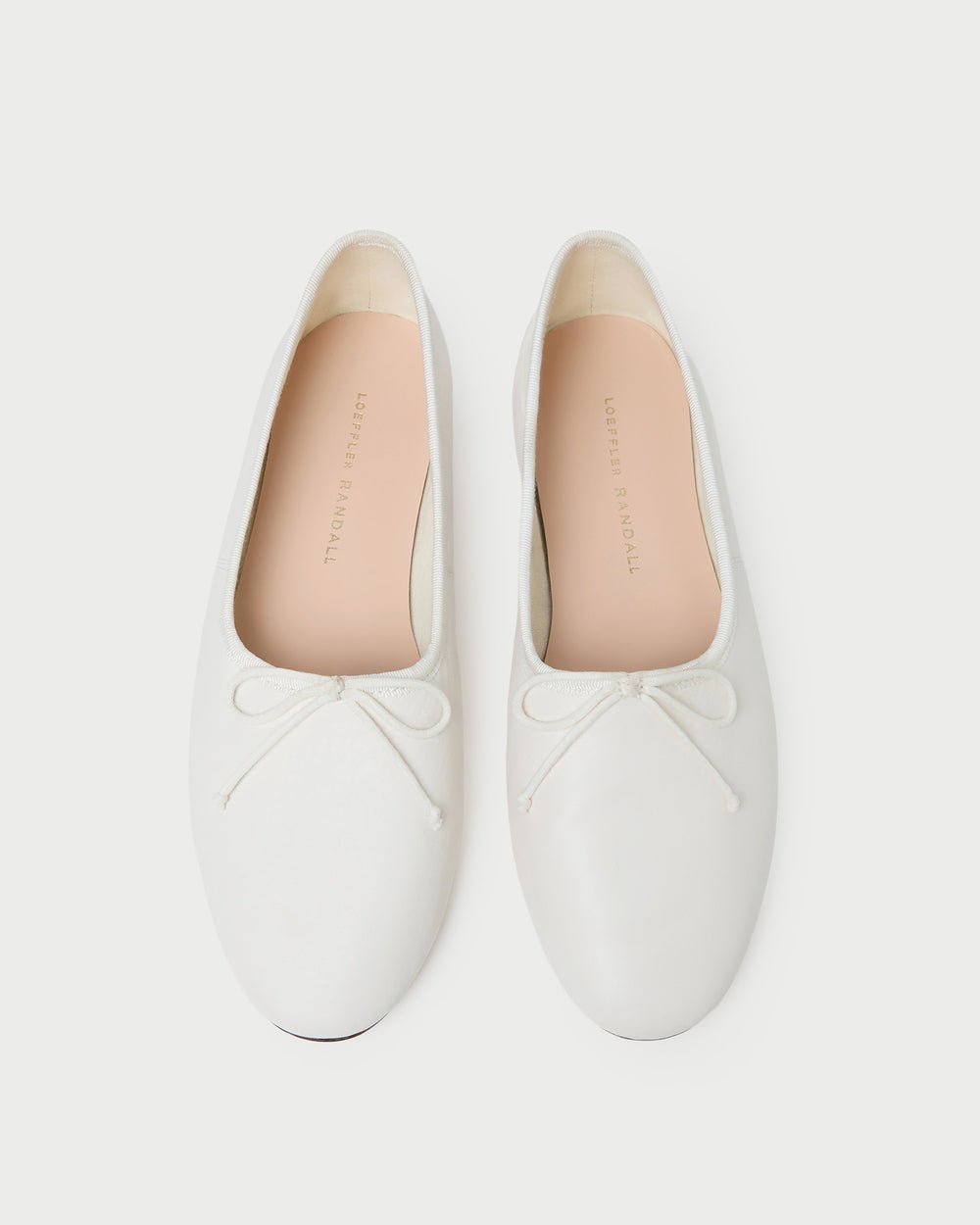 Loeffler Randall Landon leather ballet flat, cream