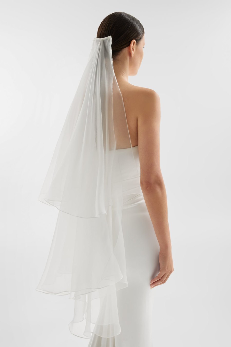 KYHA Studios Aeris, two-tier silk organza