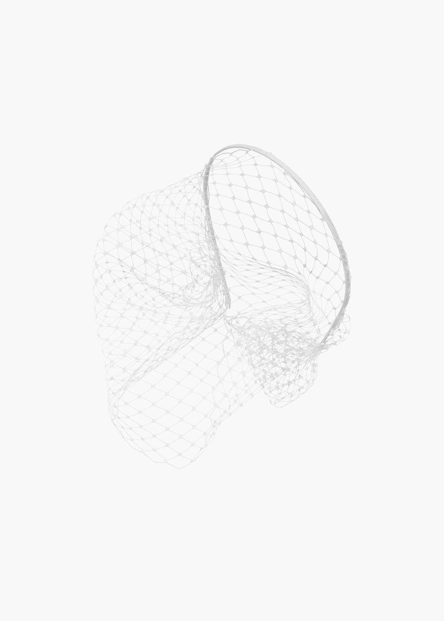 Jennifer Behr Voilette headband, cream